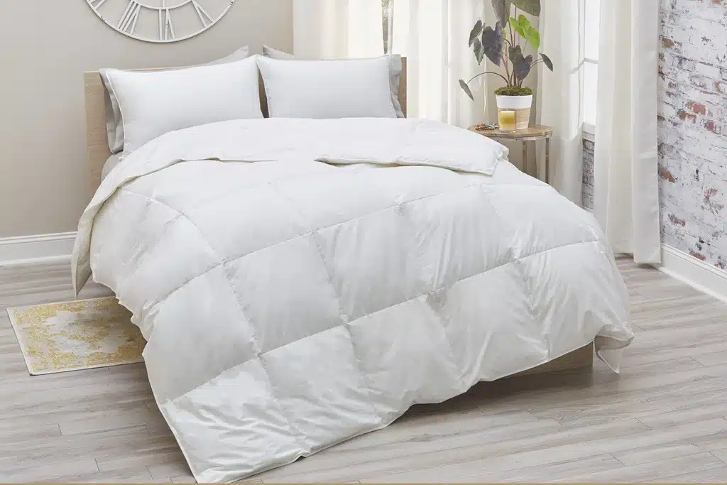 PlushBeds White Goose Down Comforter review and promo code