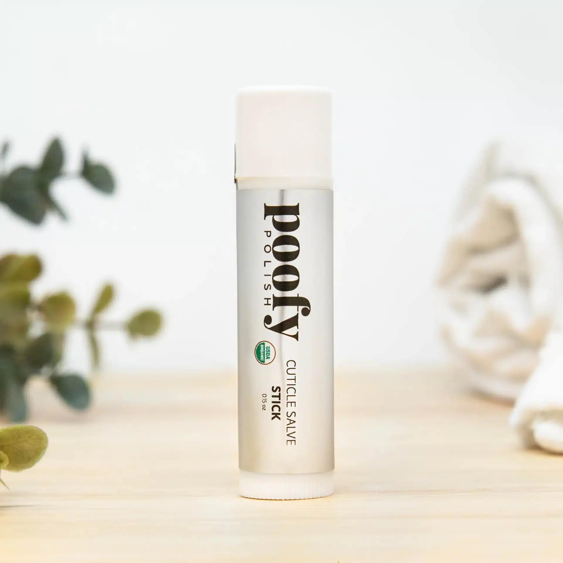 Poofy Organics USDA Certified Organic Cuticle Salve Stick