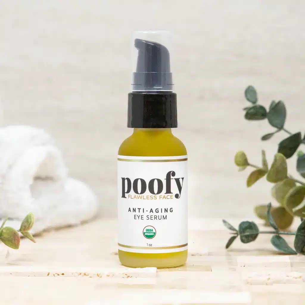 Poofy Organics Flawless Face Anti Aging Eye Serum review and promo code