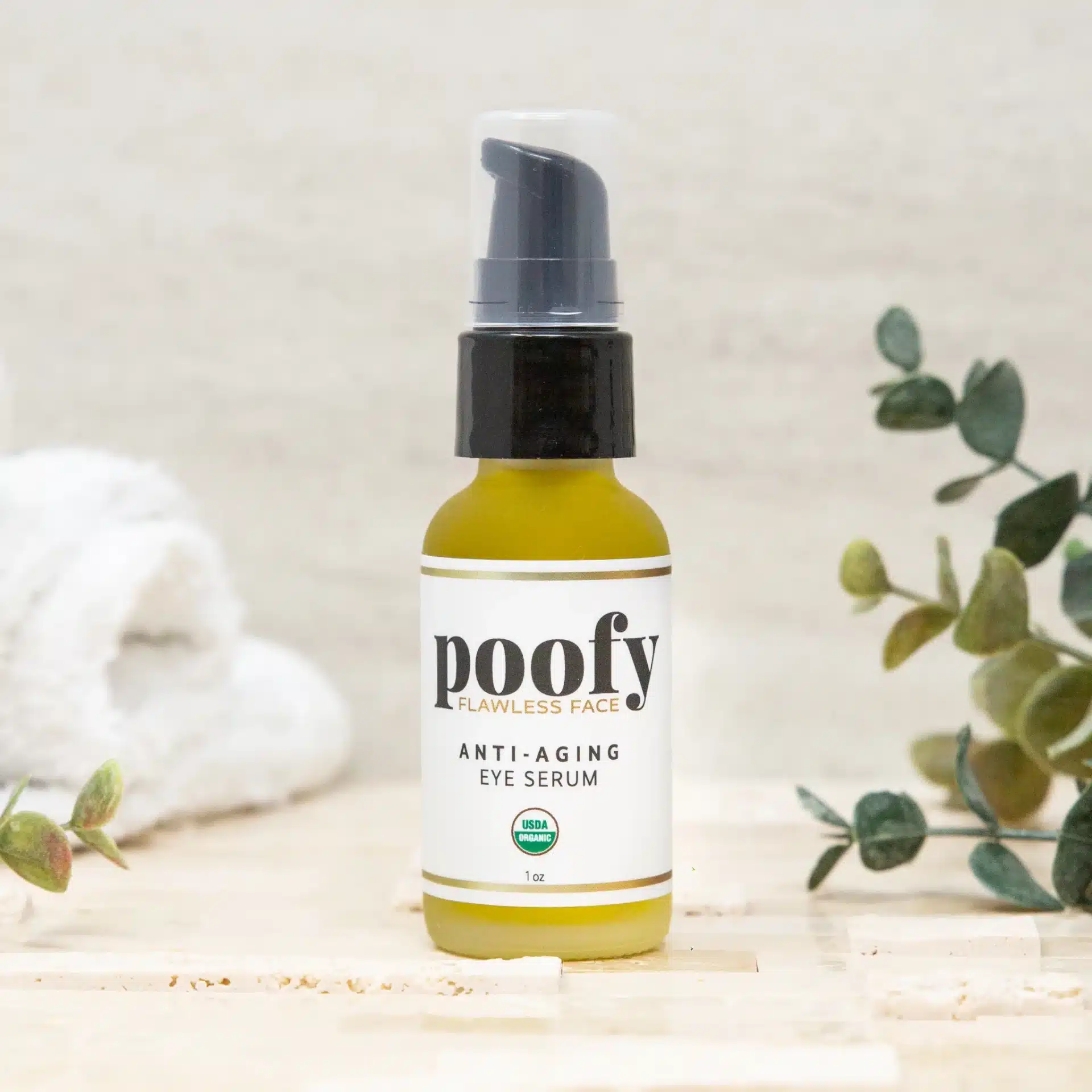 Poofy Organics Flawless Face Anti Aging Eye Serum review and promo code