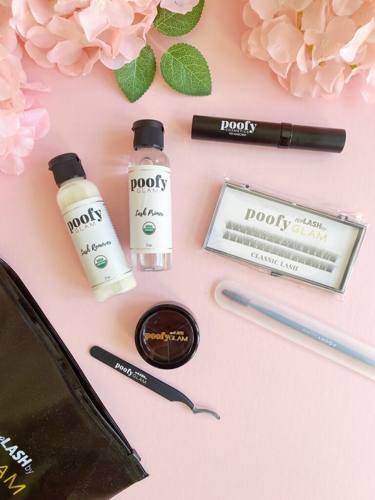 Poofy Organics natural lash kit