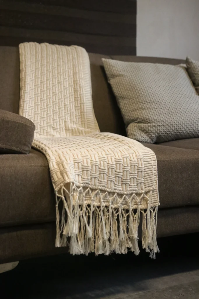 Cottonique Organic Cotton Throw Blanket with Tassels review and promo code
