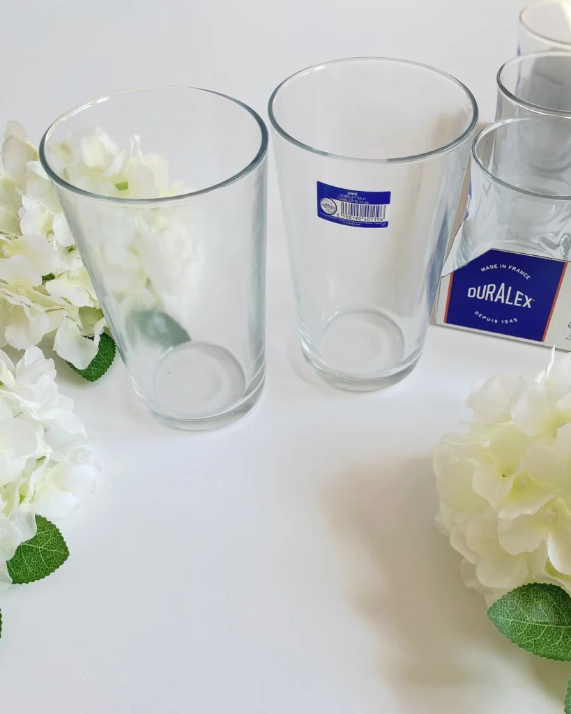 Duralex organic drinkware, tumblers, lead free