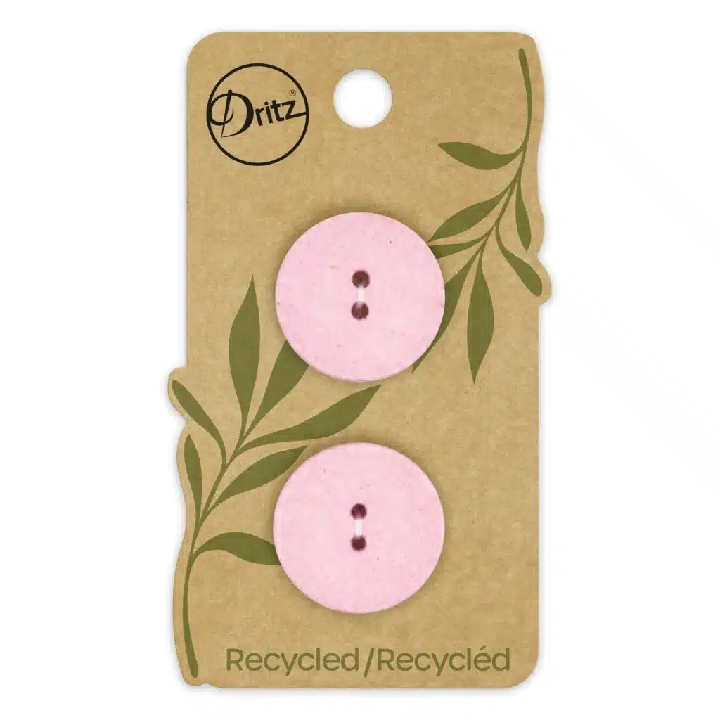 Handicraft recycled buttons, sustainable, organic buttons