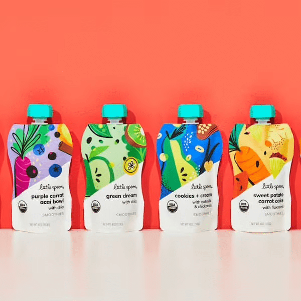 Little Spoon organic smoothies