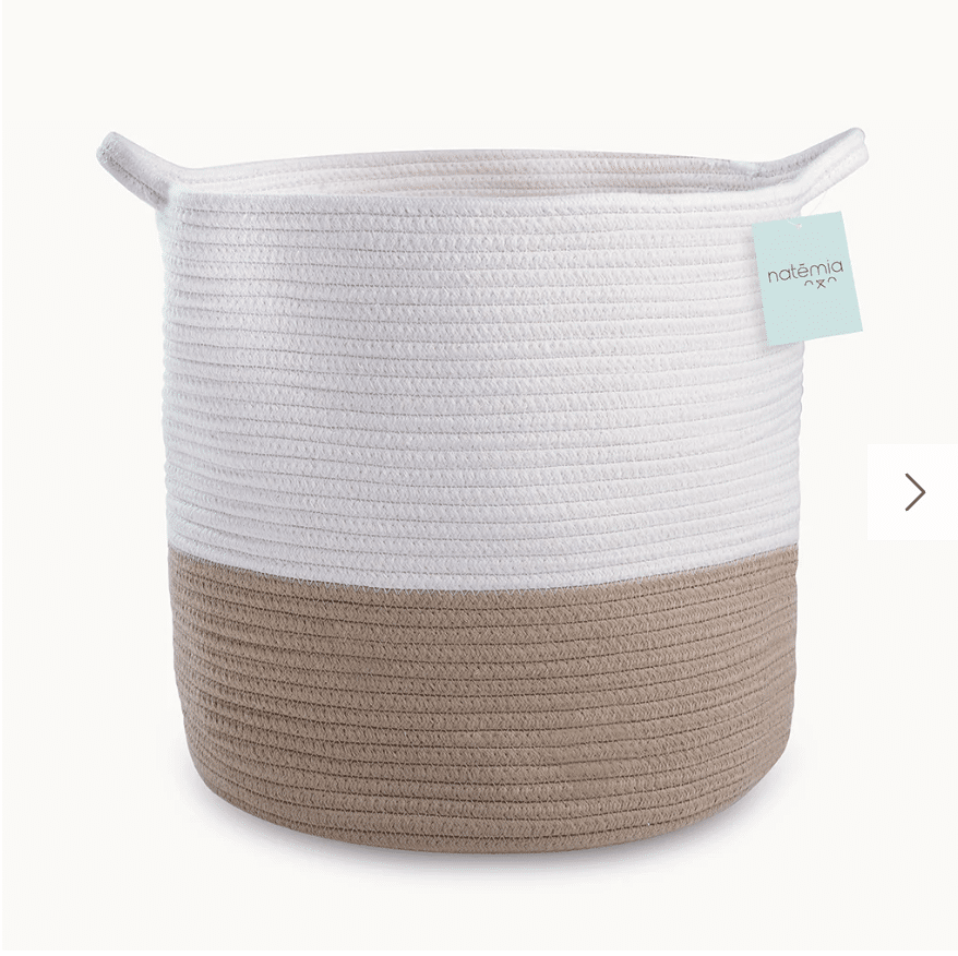 Natemia organic laundry basket