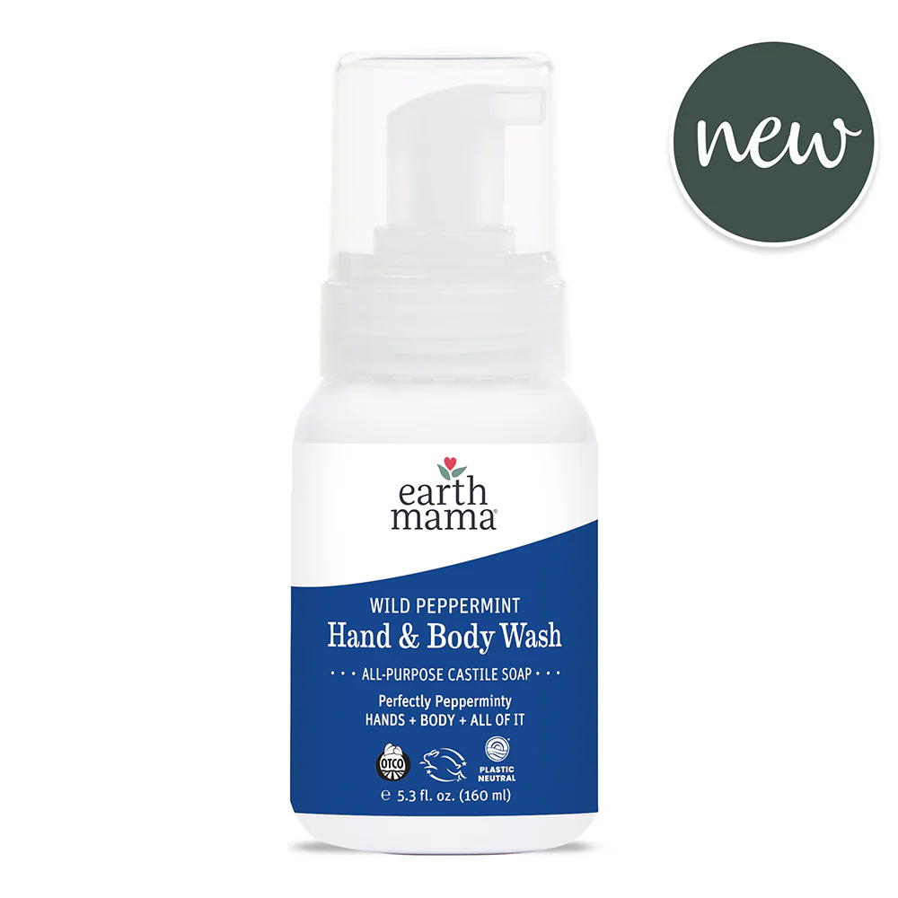 Earth Mama Wild Peppermint Hand & Body Wash
