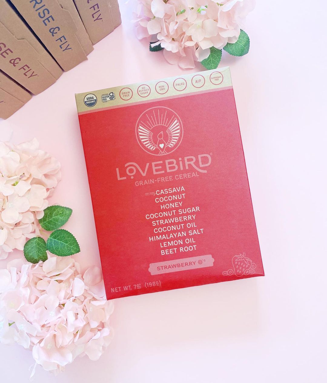Lovebird USDA Certified Organic Cereals Strawberry