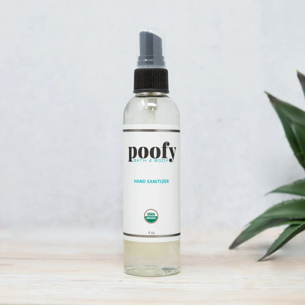 Poofy Organics Hand Sanitizer, USDA Certified Organic Hand Sanitizer