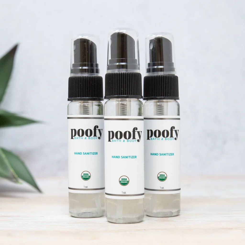 Poofy Organics Hand Sanitizer 3 Pack Travel review and promo code