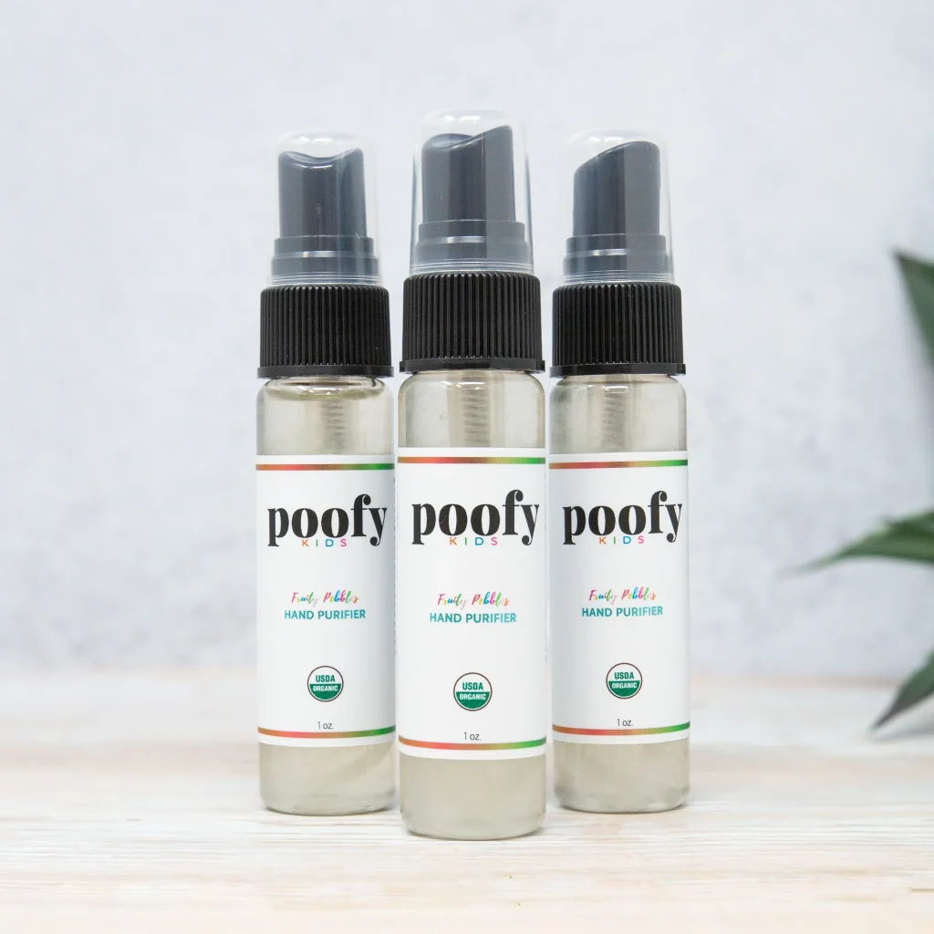 Poofy Organics USDA Certified Organic Hand Sanitizer for Kids