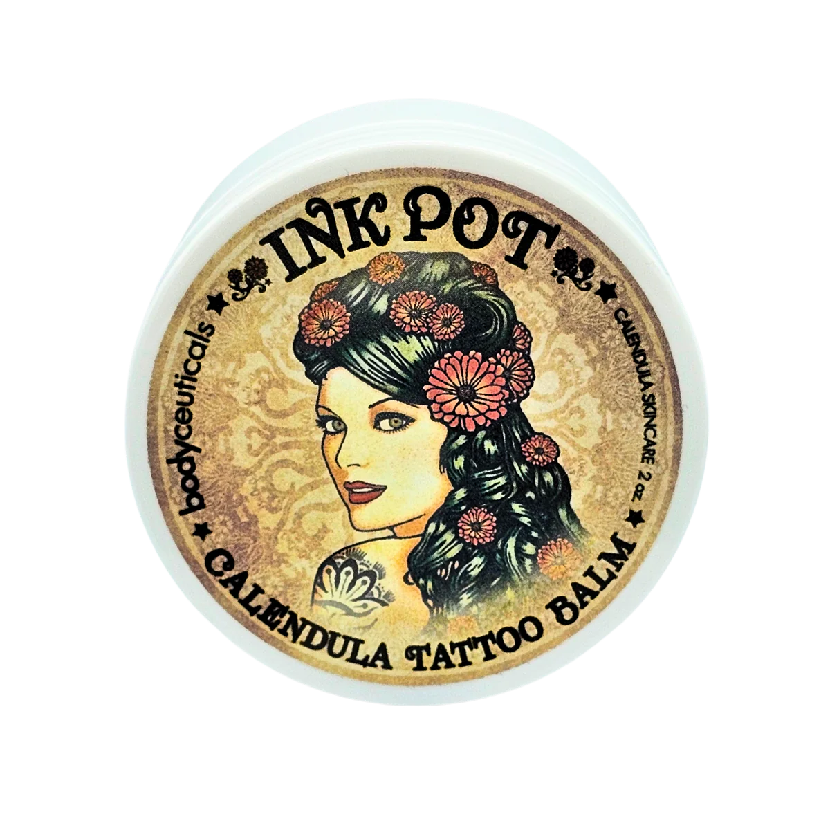 Body Ceauticals Ink Pot Calendula Tattoo Balm