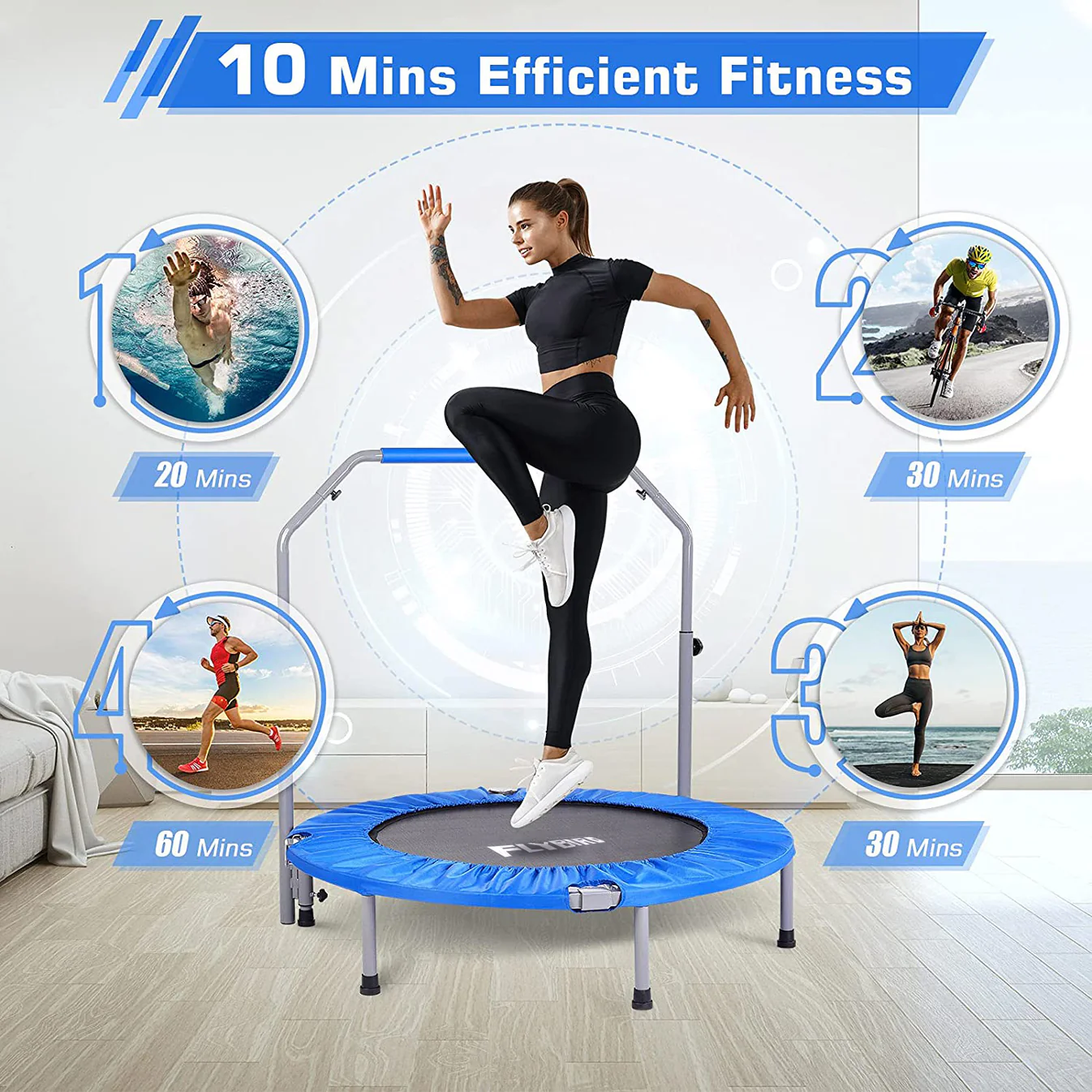 Flybird Foldable Indoor Trampoline