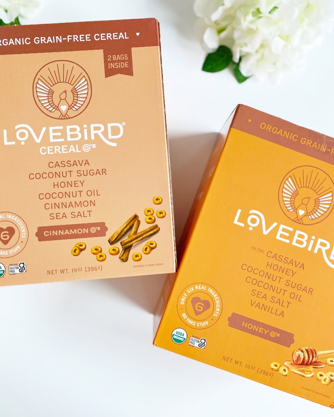 Lovebird USDA Organic Cereals without natural flavors