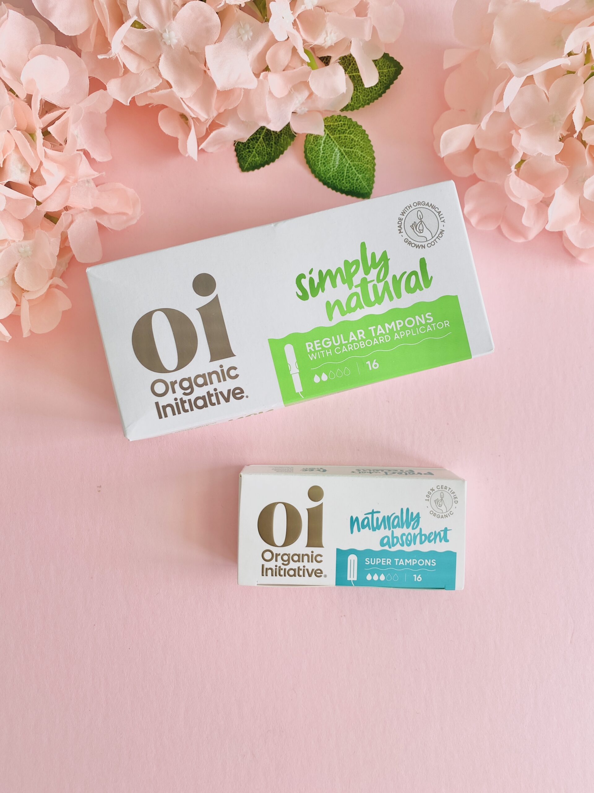 Organic Initiative Organic Tampons, PFAS free