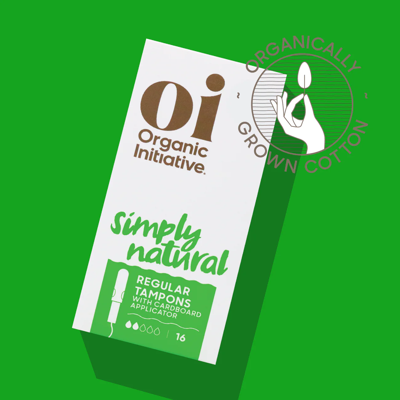 Organic Initiative Organic Tampons, PFAS free