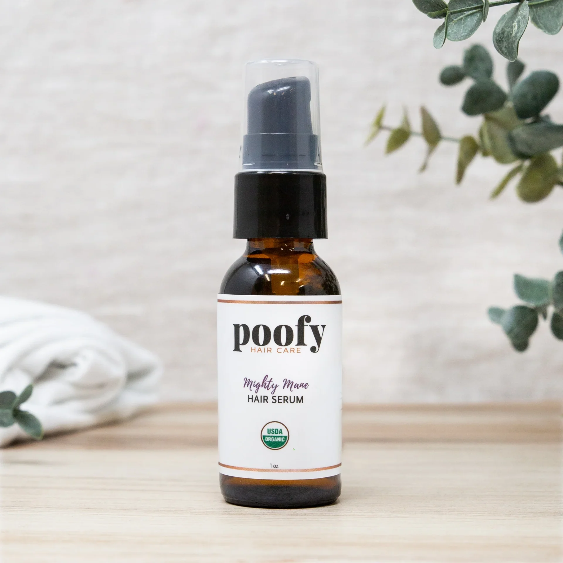 Poofy Organics Mighty Mane Hair Serum Organic