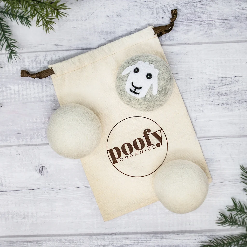 Poofy Organics Certified Organic Wool Dryer Balls