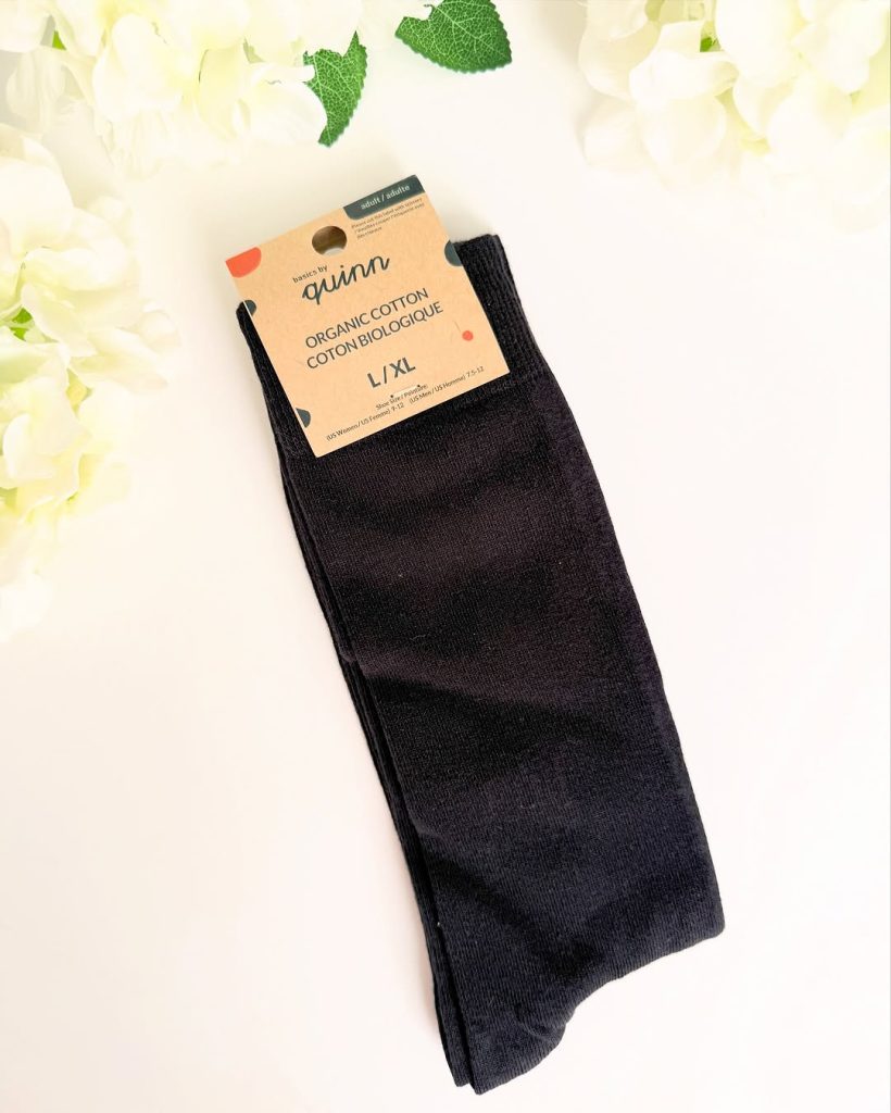 Q for Quinn 100% GOTS organic socks review