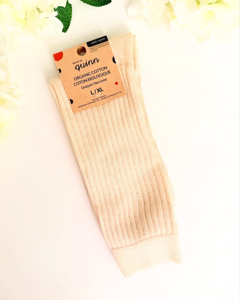 Q for Quinn 100% GOTS certified organic socks review