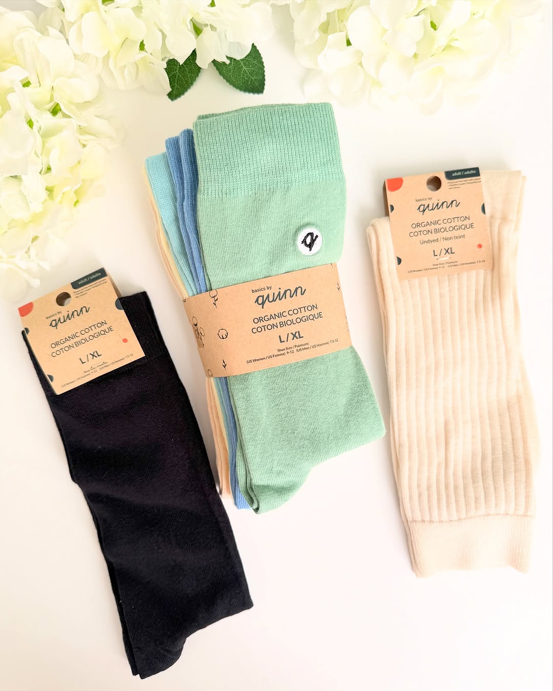 Q for Quinn GOTS Certified Organic Socks