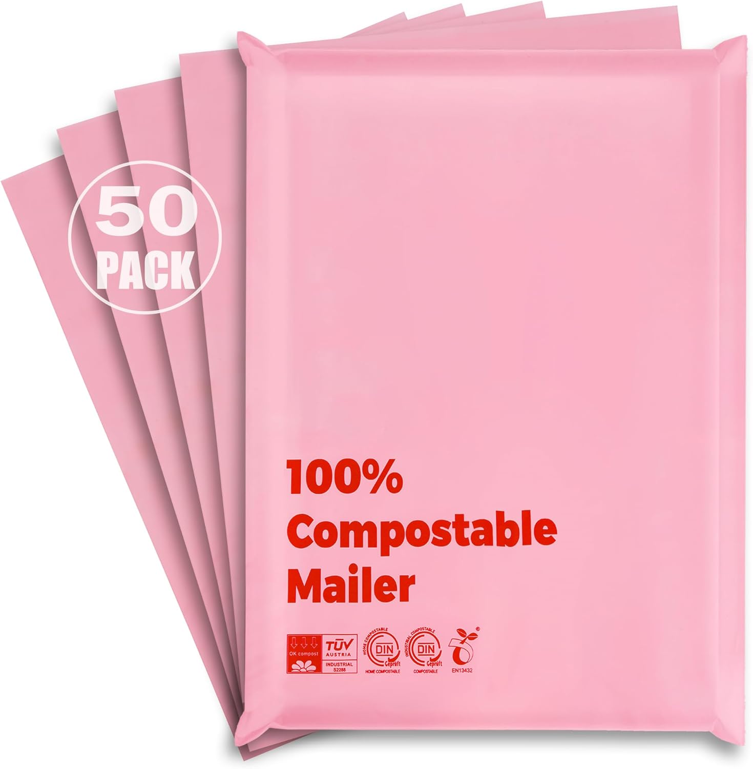 100% Compostable 10x15 inch Shipping Bags