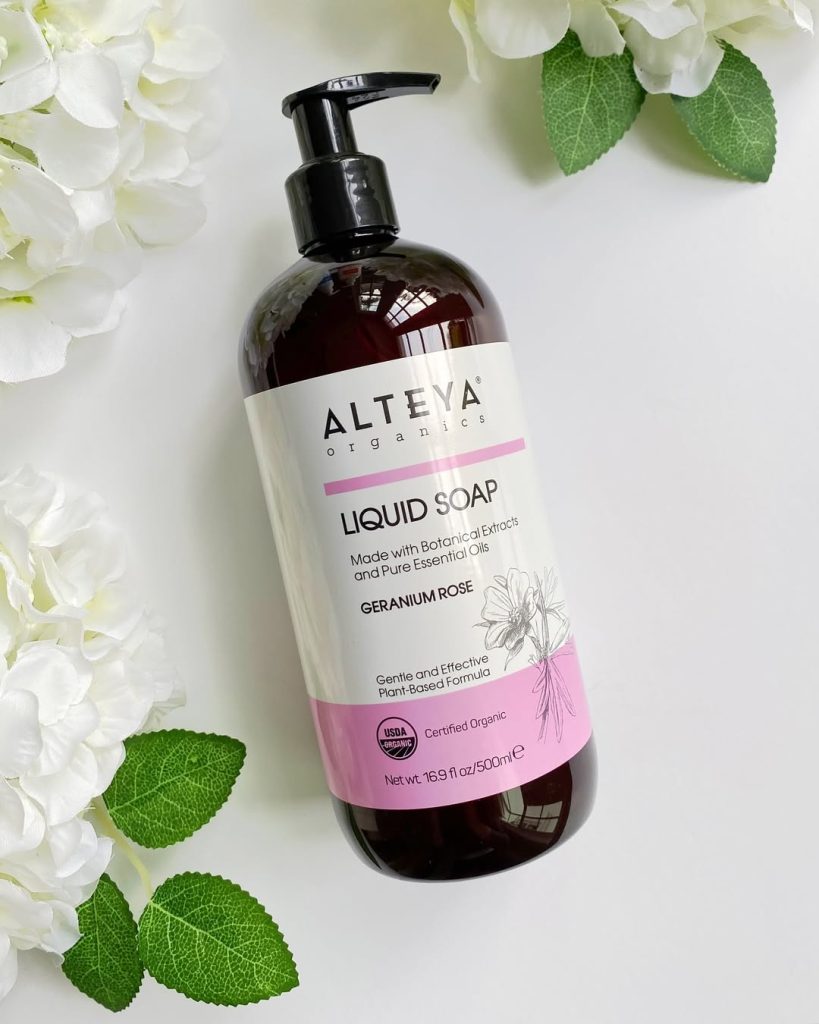 Alteya USDA Certified Organic Liquid Soap, organic hand soap