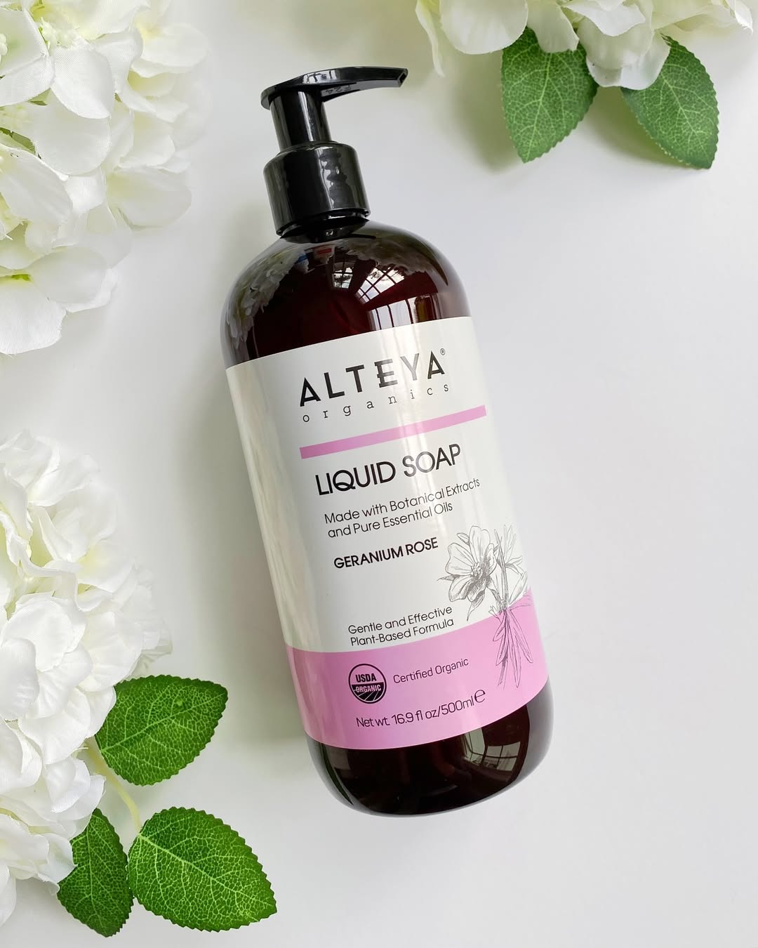 Alteya USDA Certified Organic Liquid Soap, organic hand soap