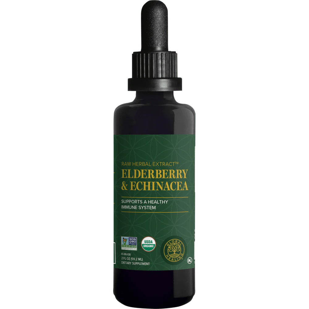 Gloabal Healing Organic Elderberry & Echinacea Supplement