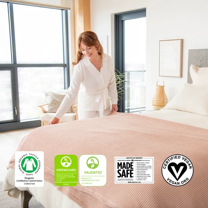 Naturepedic GOTS Certified Organic Blankets