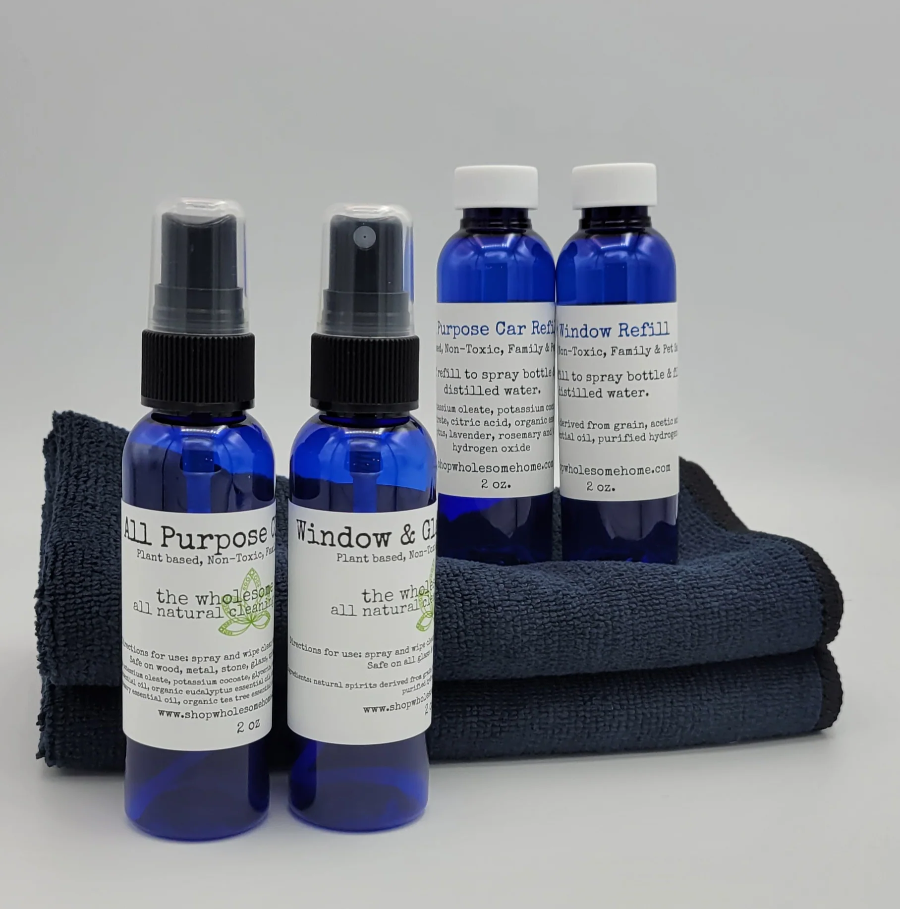 The Wholesome Home Organic Clean Car Kit