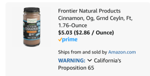 Frontier Co-op Organic Ceylon Ground Cinnamon