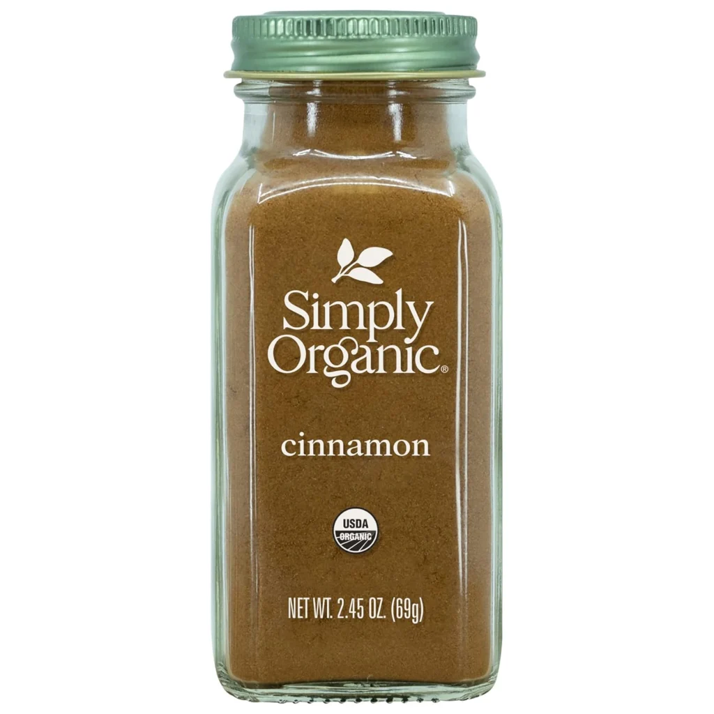 Simply Organic Ground Cinnamon, 2.45 Ounce Bottle heavy metals