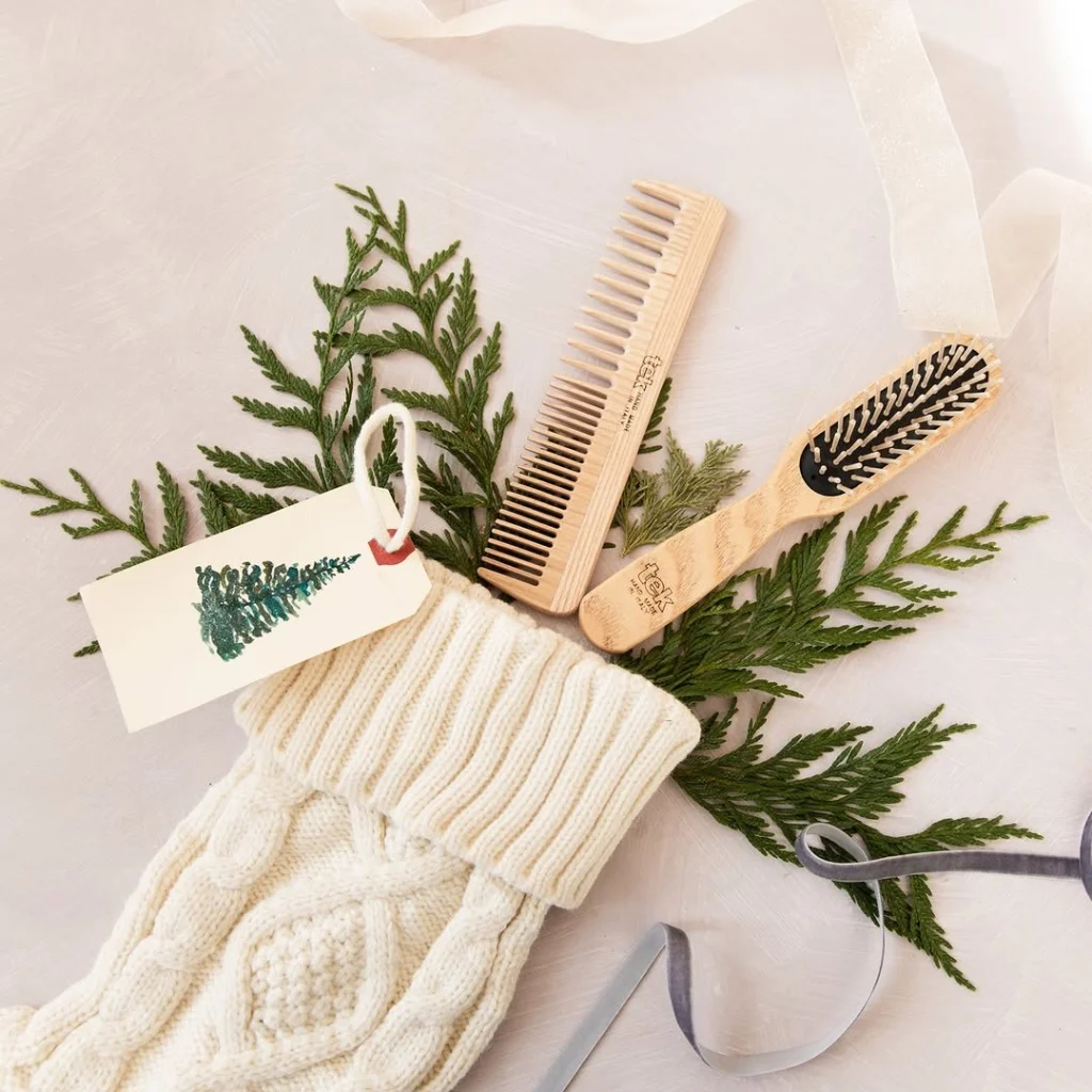 Tek Organic Hair Brushes Stocking Stuffers