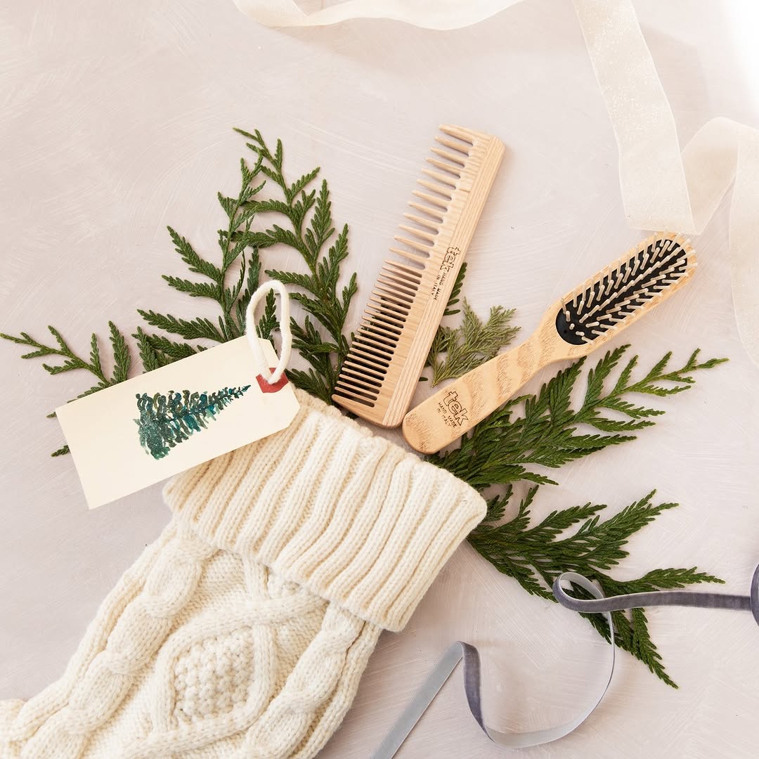 Tek Organic Hair Brushes Stocking Stuffers