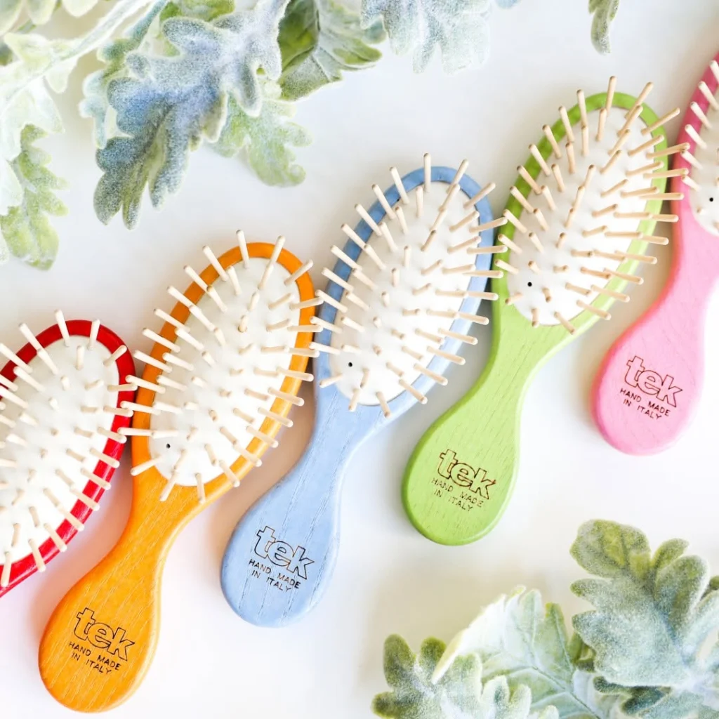 Tek organic kids hair brushes