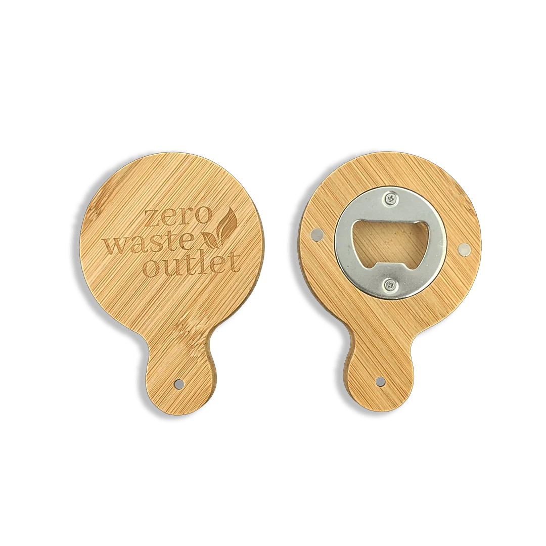 Zero Waste Outlet Magnetic Bamboo Bottle Opener