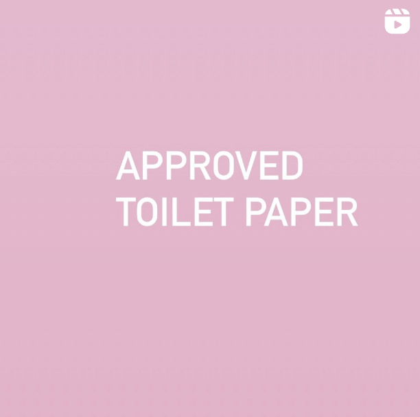 Approved Toilet Paper