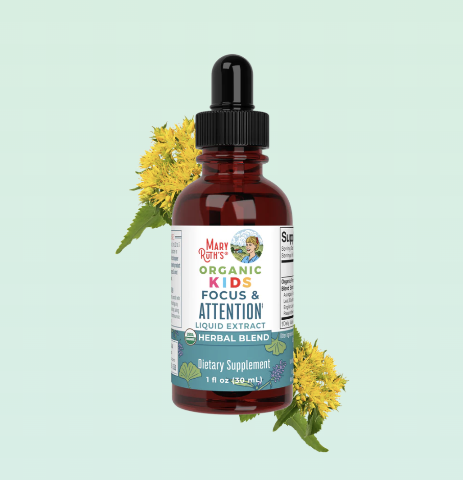 MaryRuth Organic Kids Focus & Attention Liquid Drops
