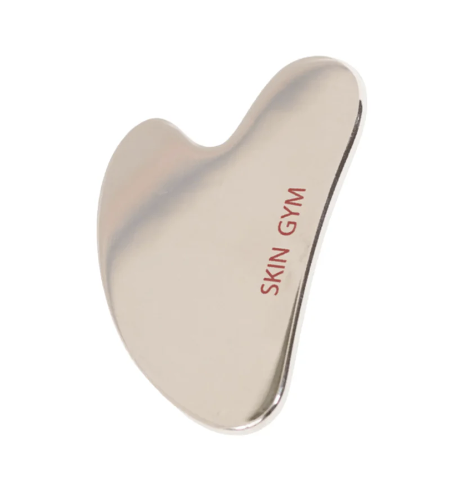 Skin Gym Cryo Stainless Steel Sculpty Heart Gua Sha Tool