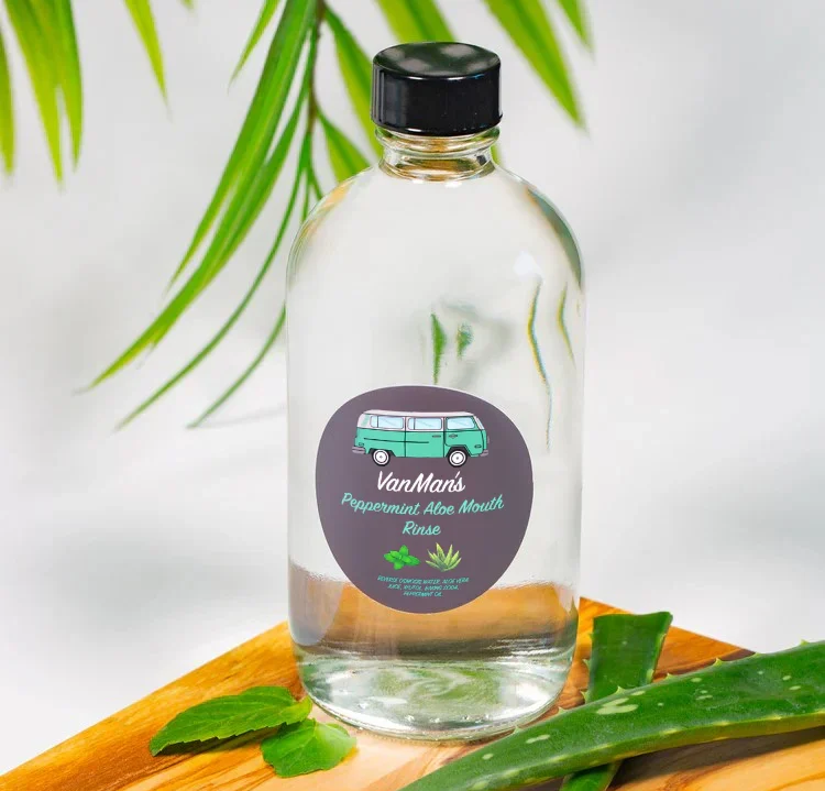 VanMan's Peppermint Aloe Mouth Rinse
