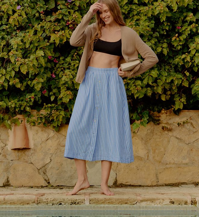 Pact GOTS Certified Organic Cotton Skirt
