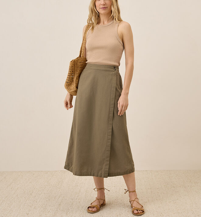 Pact GOTS Certified Organic Cotton Skirt