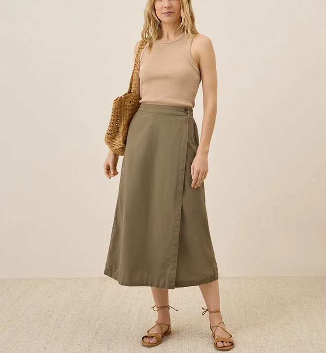 Pact GOTS Certified Organic Cotton Skirt