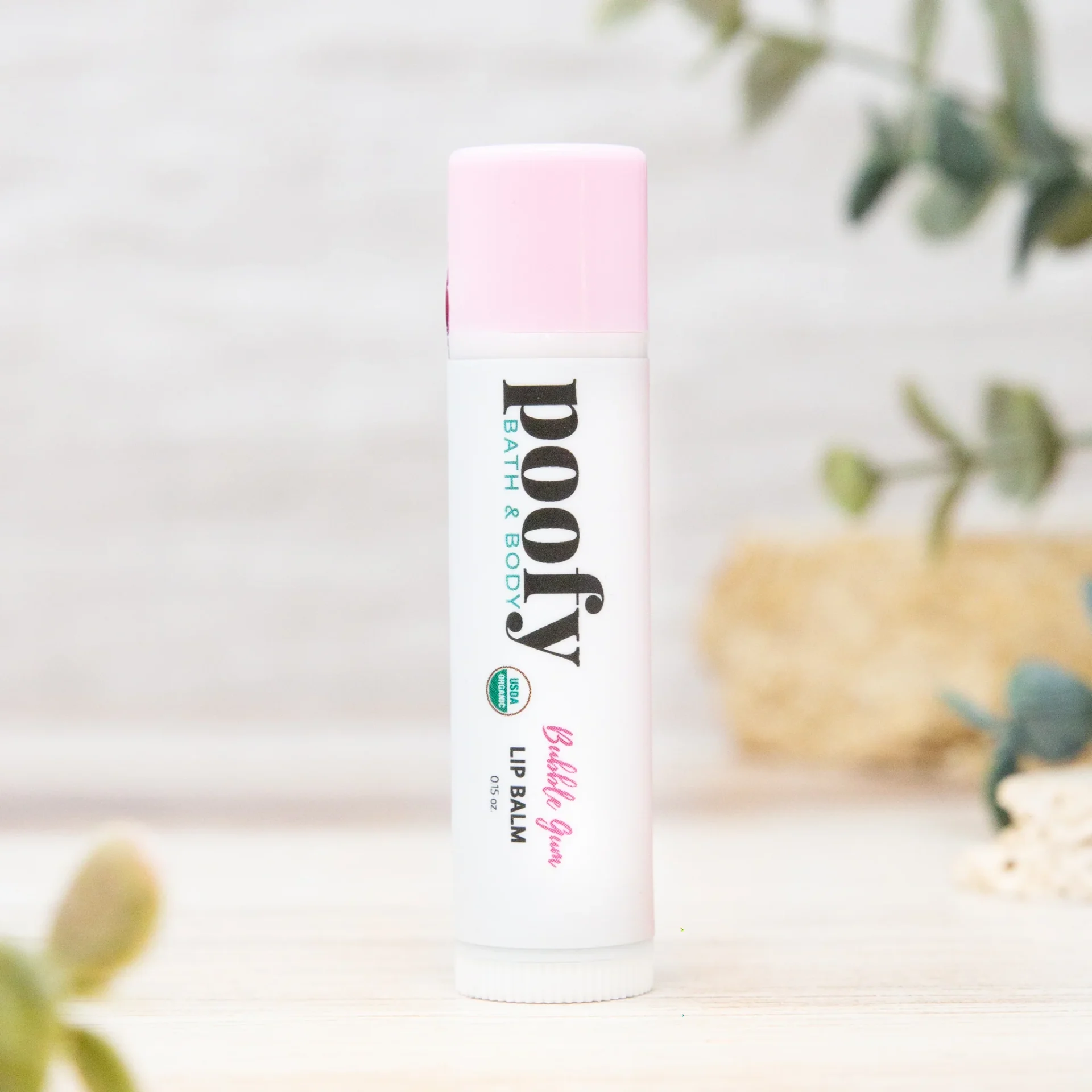 Poofy Organics Bubble Gum Lip Balm