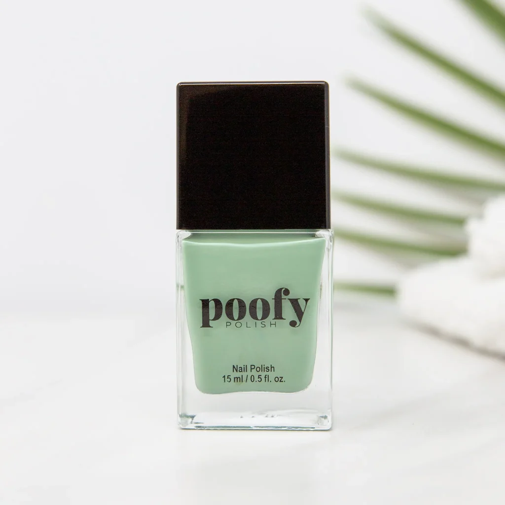 Poofy Organics Green Nail Polish
