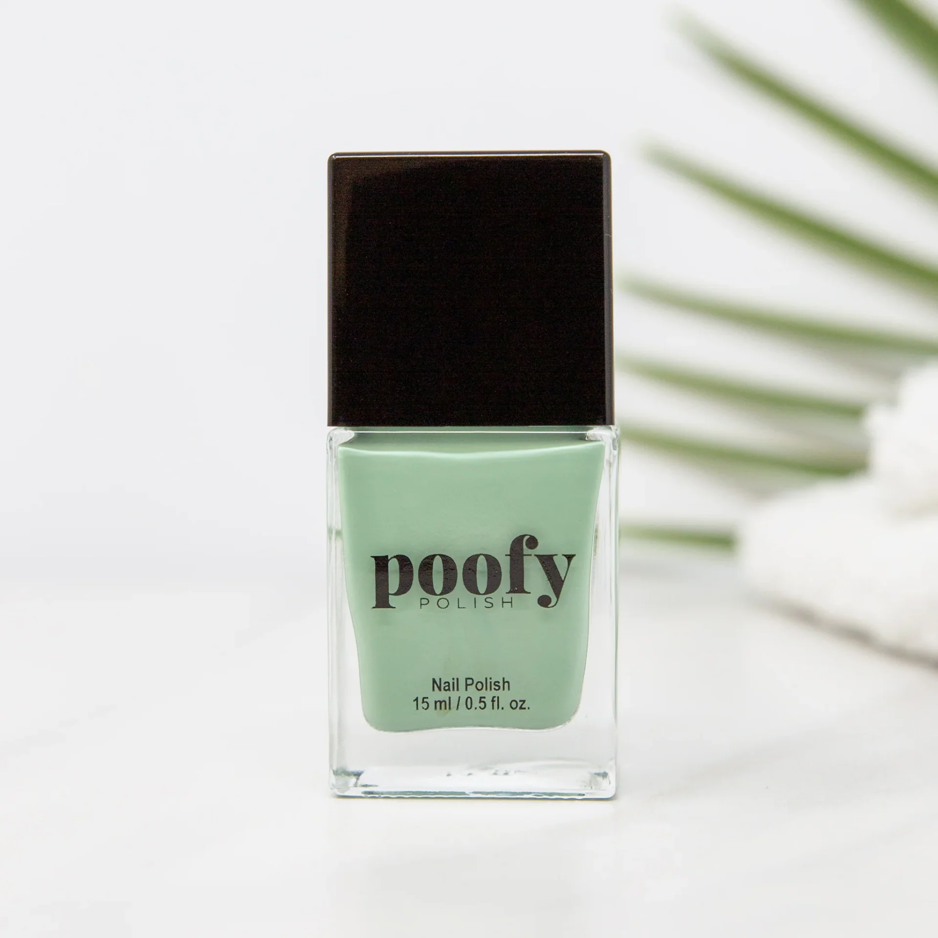 Poofy Organics Green Nail Polish