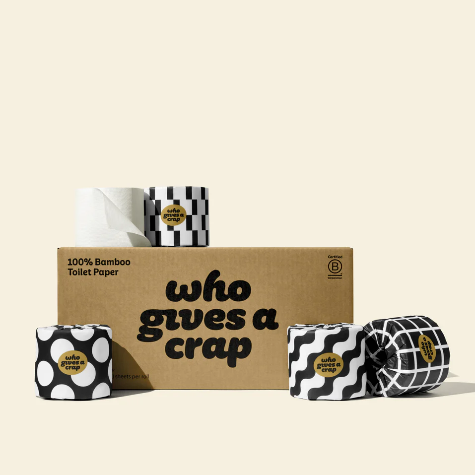 Who Gives A Crap Organic Toilet Paper Review and promo code, PFAS free toilet paper