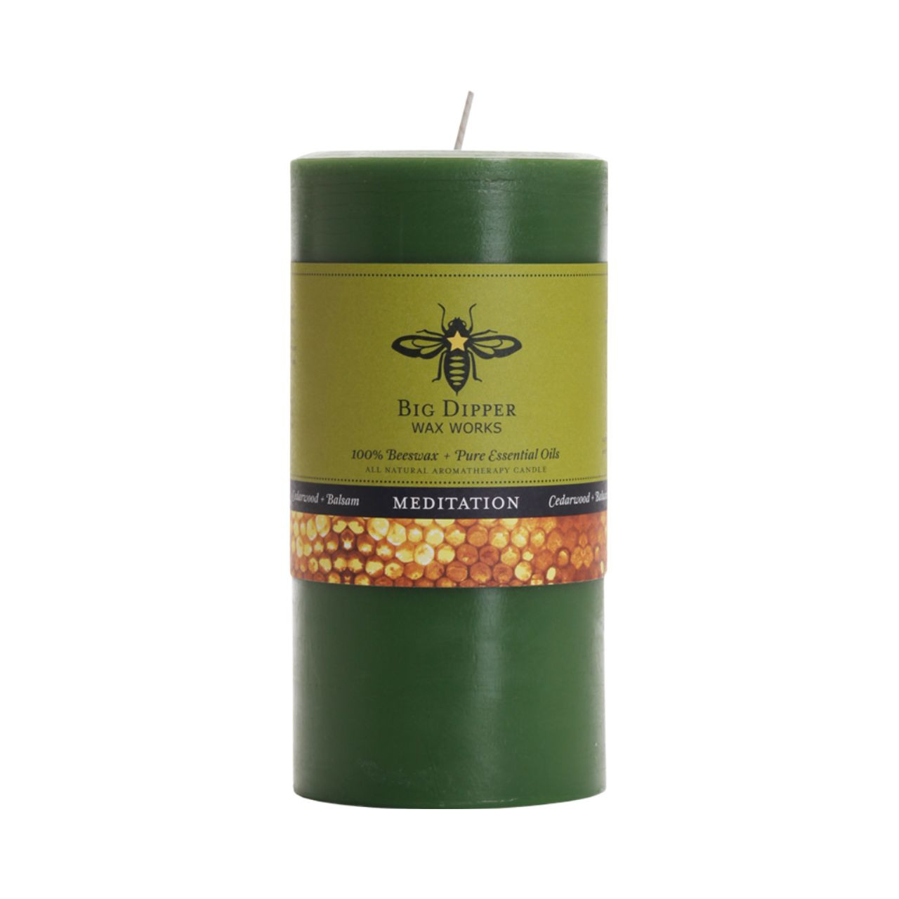 Big Dipper Wax Works Beeswax Aromatherapy Pillar Candle