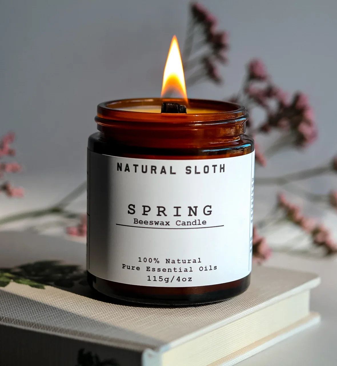 Natural Sloth Organic Spring Candle